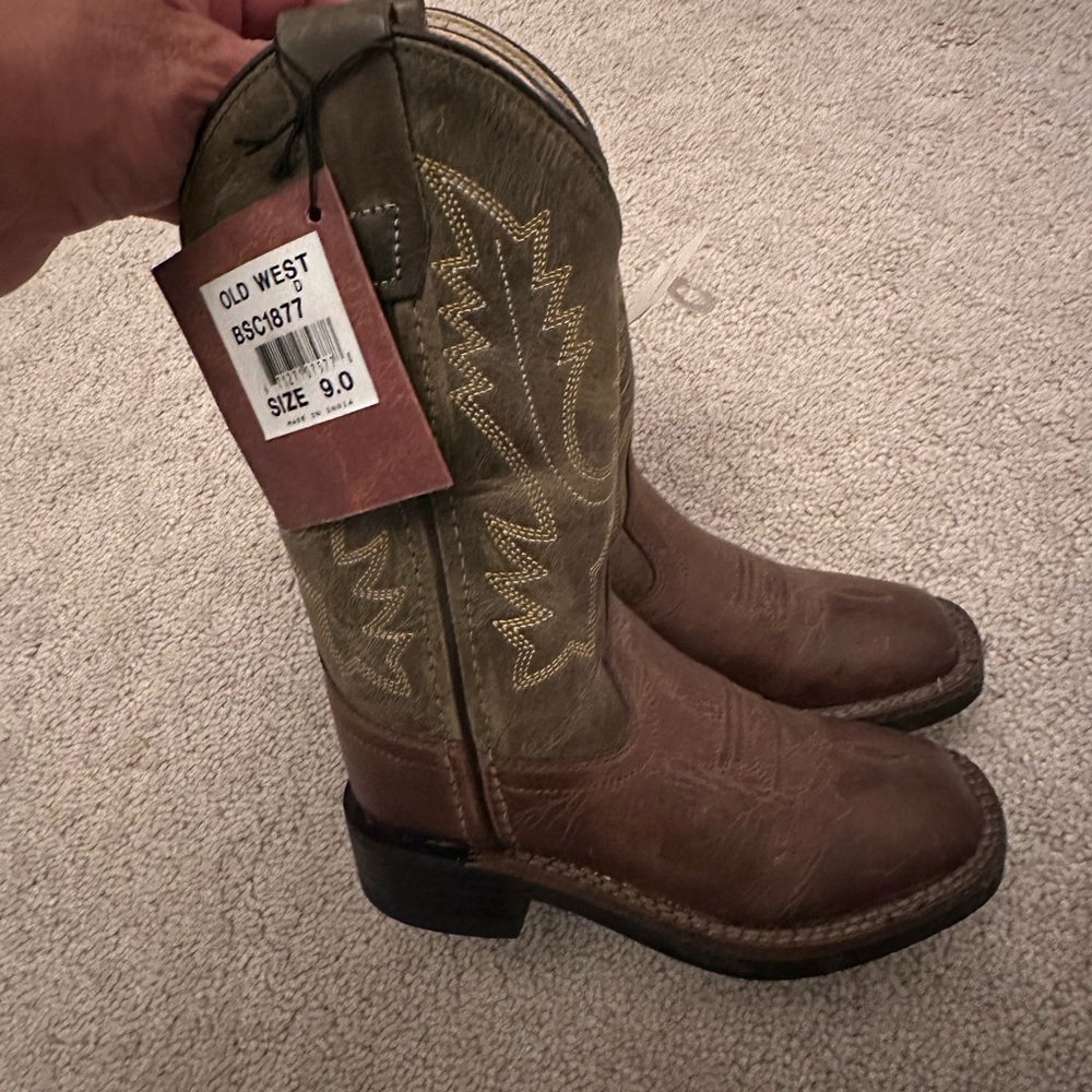 Old West Boys Cowboy Boots